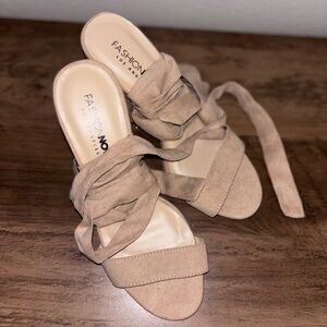 Fashion Nova Ballerina Strap Pumps